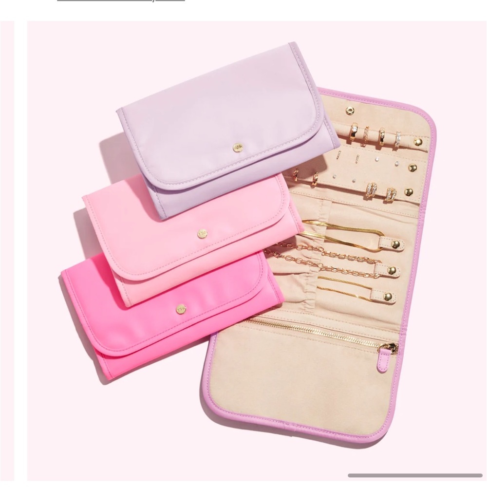 Stoney Clover Lane Jewelry Roll in Grape